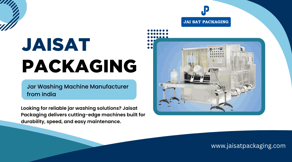 Jar Washing Machine Manufacturer from India