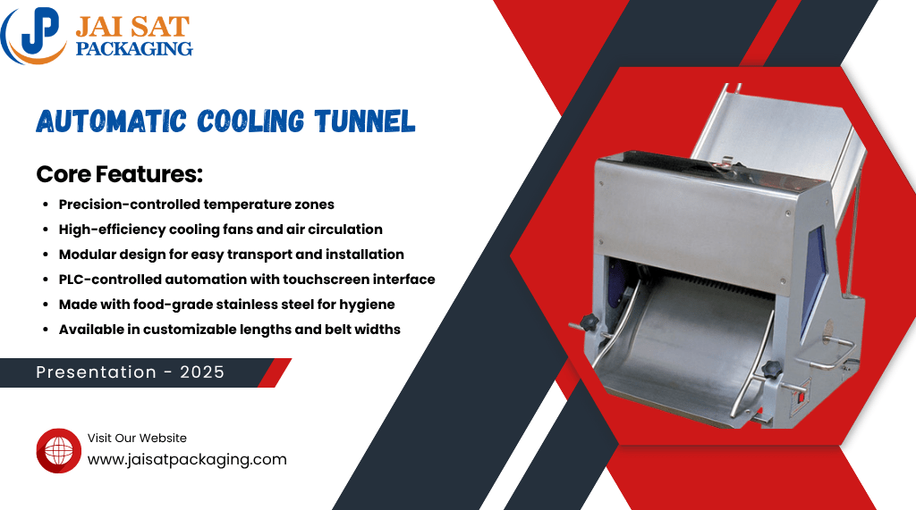 Automatic Cooling Tunnels Manufacturer in Faridabad