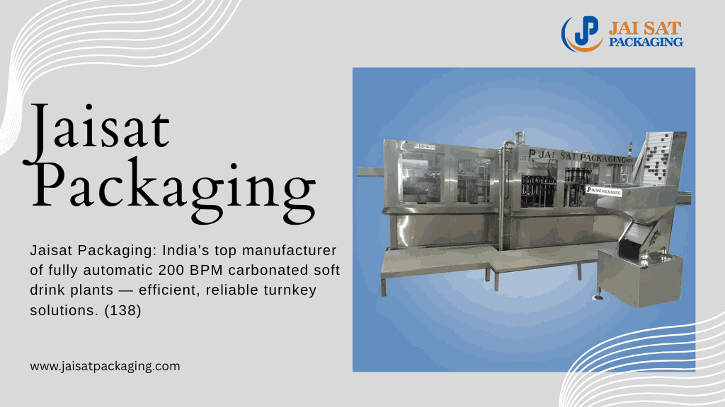 Fully Automatic 200 BPM Carbonated Soft Drink Plant