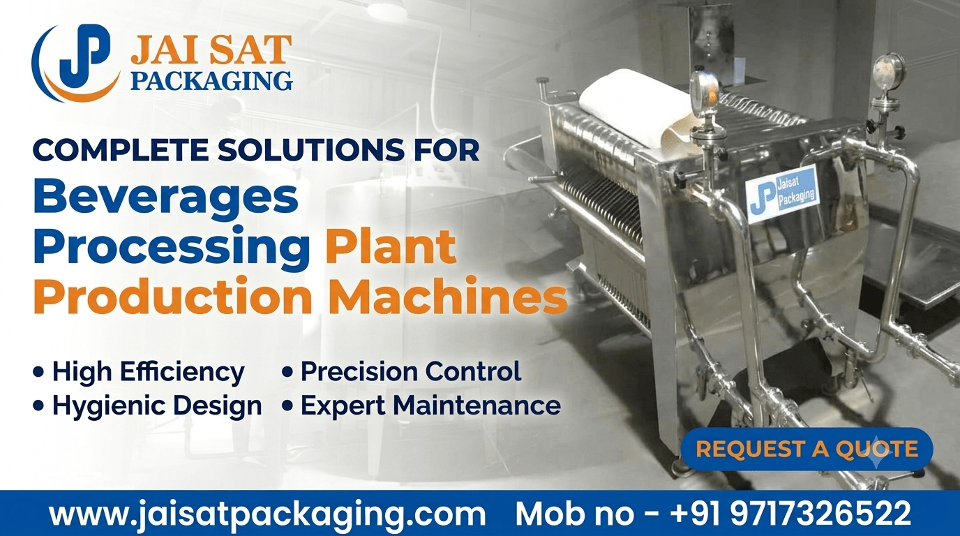 Beverages Processing Plant Production Machines in India