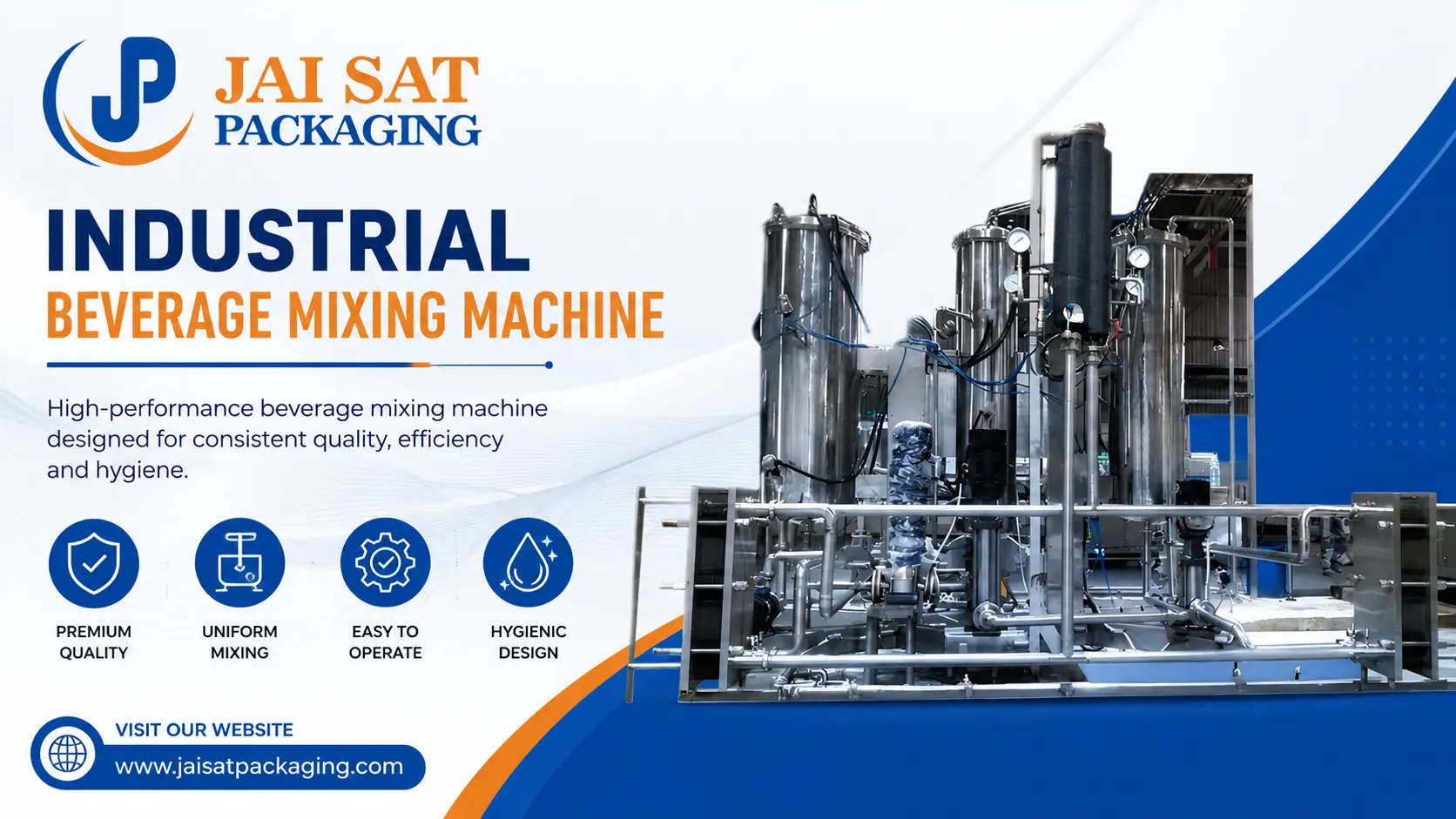 Industrial Beverage Mixing Machine