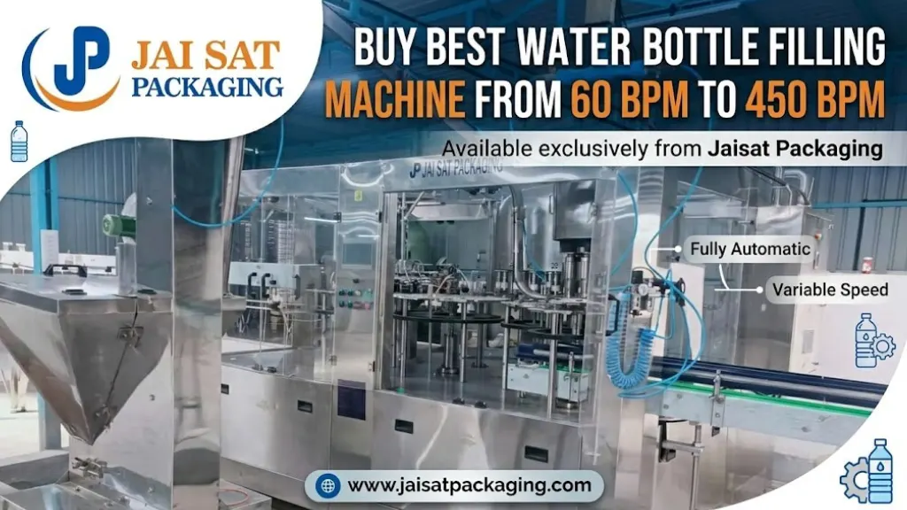 Water Bottle Filling Machine from 60 BPM TO 450 BPM