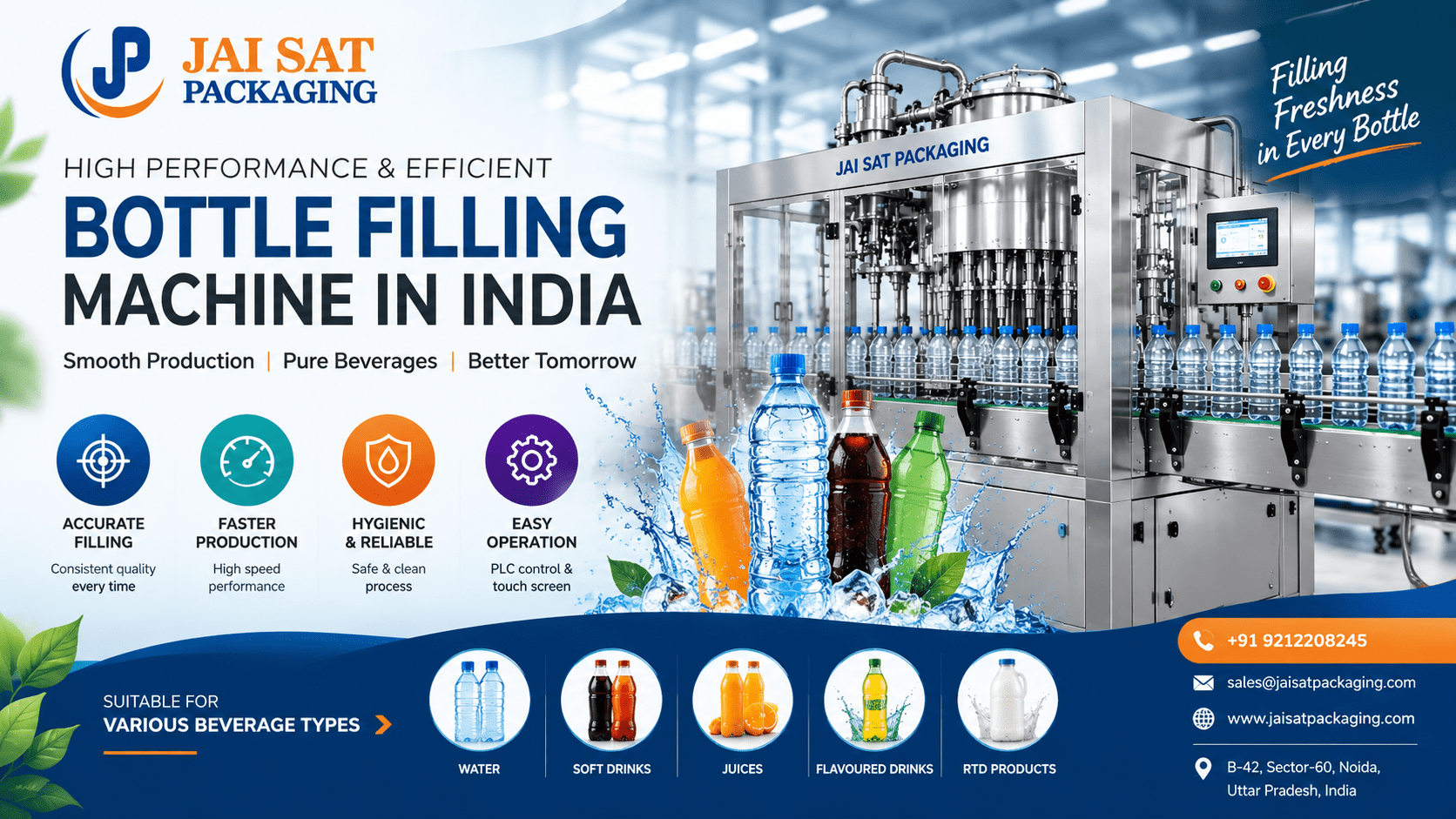 Bottle Filling Machine Manufacturer in India